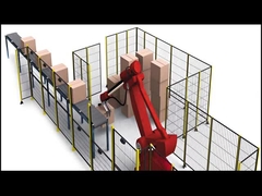 産業用鉄鋼金属ワイヤーメッシュフェンシング 溶接ロボット安全フェンシング 1.8M