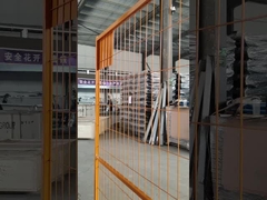 安全 緑色PVC 臨時フェンシング 屋外 ガルバン化 セキュリティフェンシング