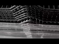 高速ガルバニズムカーブセキュリティ 358 フェンス ピンク アンチクライミング フェンス