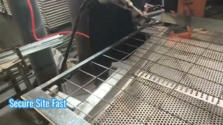 サイトを安全に保護する高速亜鉛メッキ仮設フェンス