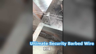 25kg亜鉛メッキ有刺鉄線セキュリティフェンス
