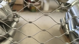 動物園動物安全メッシュステンレス鋼ロープネット