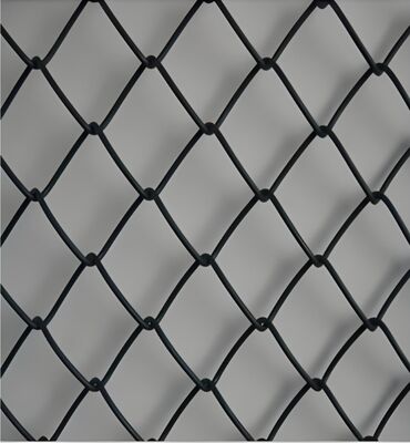 8FT High PVC Coating Chain Link Fence Diamond Tennis Court Fence Netting