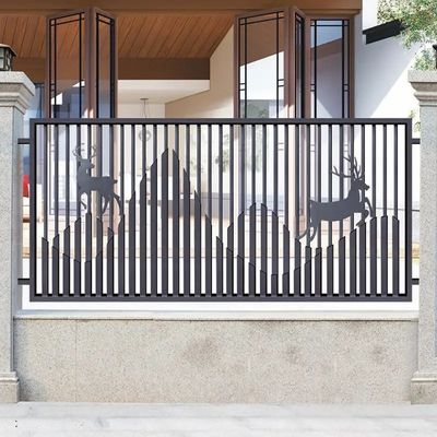 ヨーロッパデザイン 10FT 管状鉄門 オーダーメイド 装飾鉄フェンス