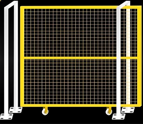 Construction Site Warehouse Security Metal Wire Mesh Fence For Robot Safety 