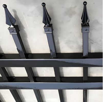 商用品 管状鋼フェンス 高セキュリティ 盗難防止 財産フェンス