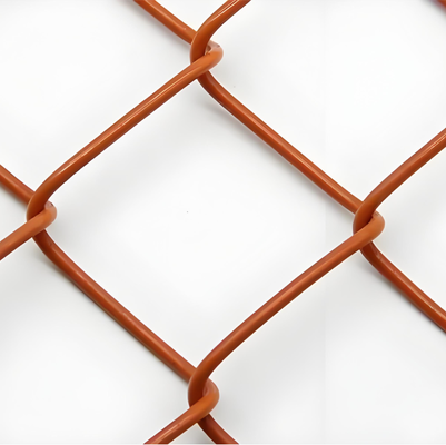 5.0mm Wire PVC Coated Diamond Chain Link Fence for Stadiums Football Fields